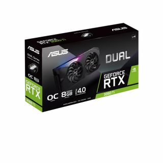 Asus Dual RTX3060TI-O8G-V2 | GeForce RTX 3060Ti | V2 | 8GB GDDR6 | OC Edition LHR | PCI Express Gen 4 | HDMI | DisplayPort | Graphic Card