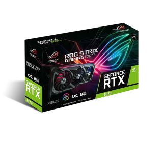 Asus ROG Strix GeForce RTX 3070 | 8GB GDDR6 | V2 OC | PCI Express 4.0 | HDMI | DisplayPort | Gaming Graphic Card