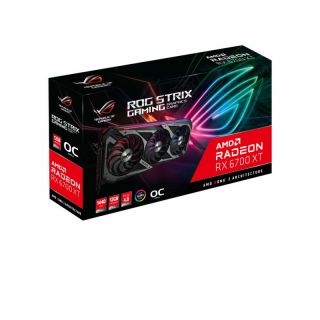 Asus ROG Strix RX6700XT-O12G | Radeon RX 6700XT | 12GB GDDR6 | OC Edition | PCI Express Gen 4 | HDMI | DisplayPort | Gaming Graphic Card