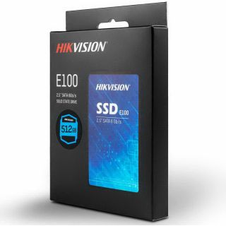 Hikvision 512 GB PC Internal Solid State Drive 2.5" SATA III 6 Gb/s SSD (HS-SSD-E100/512GB)