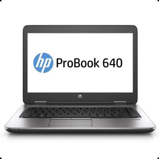 HP ProBook 640 G2 Laptop 6th Gen | Intel Core i5 6300U | 14" HD | 4GB DDR4 SDRAM | 500GB HDD | Intel HD Graphics 520 | Windows 10 Pro | Backlit Keyboard | Fingerprint Reader