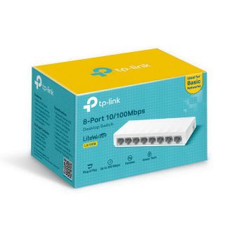 Tp-Link LS1008 8 Port 10/100 Mbps Desktop Network Switch