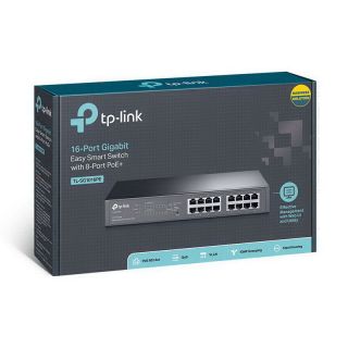 Tp-Link TL-SG1016PE 16-Port Gigabit Easy Smart PoE Network Switch | 8-Port PoE+